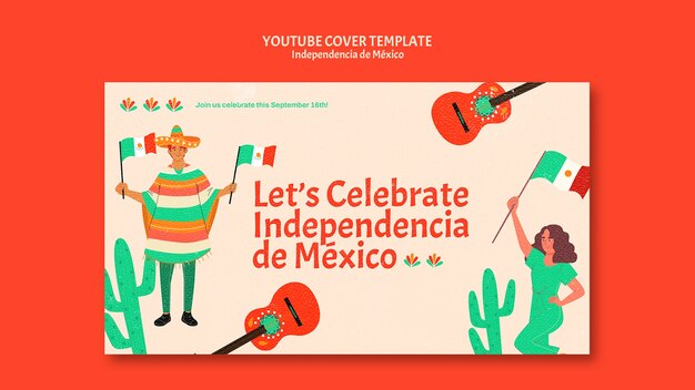 Projekt szablonu miniatury Independencia de Mexico youtube