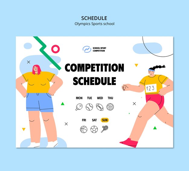 Projekt szablonu szkoły sportowej olimpijskiej
