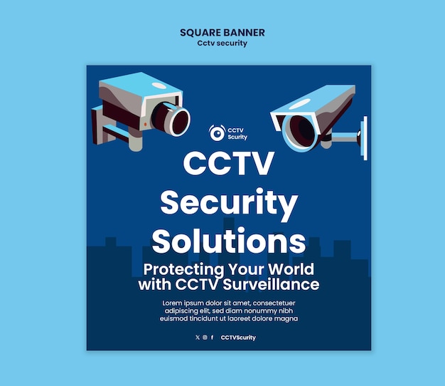 Projekt szablonu zabezpieczeń CCTV