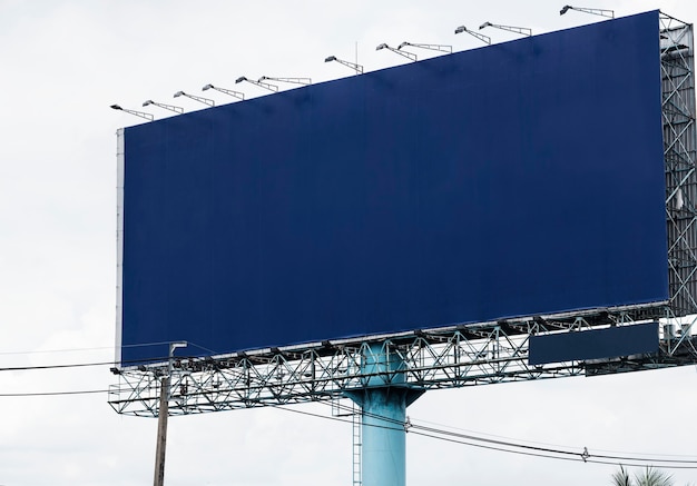 Puste billboard makieta