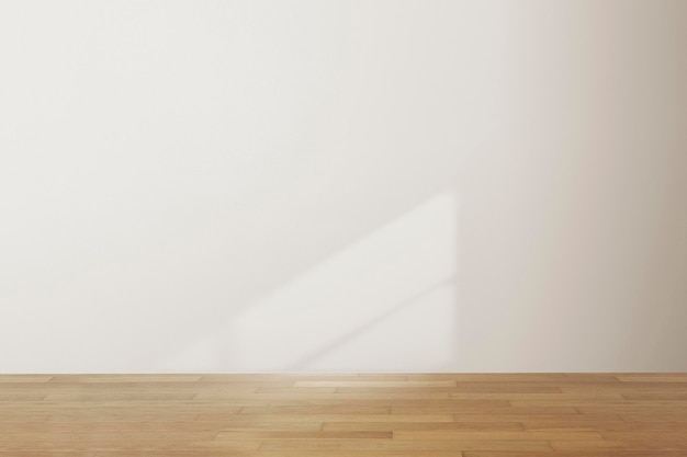 Bezpłatny plik PSD pusty pokój makieta ścienna psd minimalistyczny wystrój wnętrz