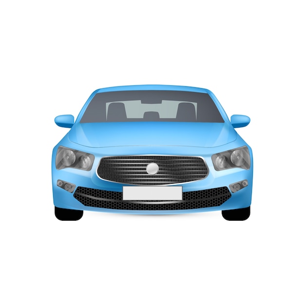 Bezpłatny plik PSD realistyczna ilustracja samochodu