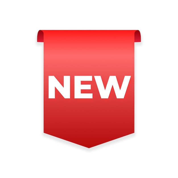 Realistyczny nowy projekt etykiety