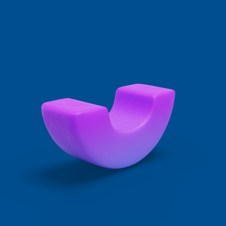 Bezpłatny plik PSD rendering 3d ikony geometrycznej