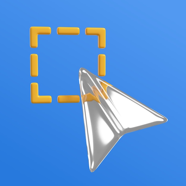 Rendering 3D ikony narzędzia interfejsu
