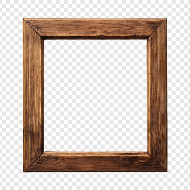 Rustic Square drewniana ramka Puste płótno dla twoich wspomnień