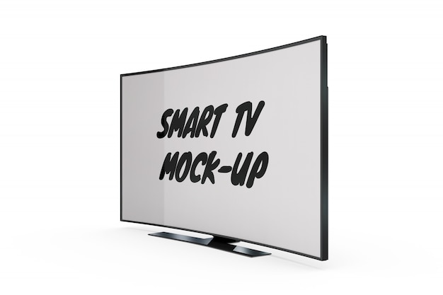 Smart TV Mock-up izolowany