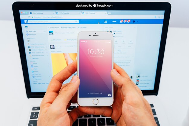 Smartfon i laptop mockup