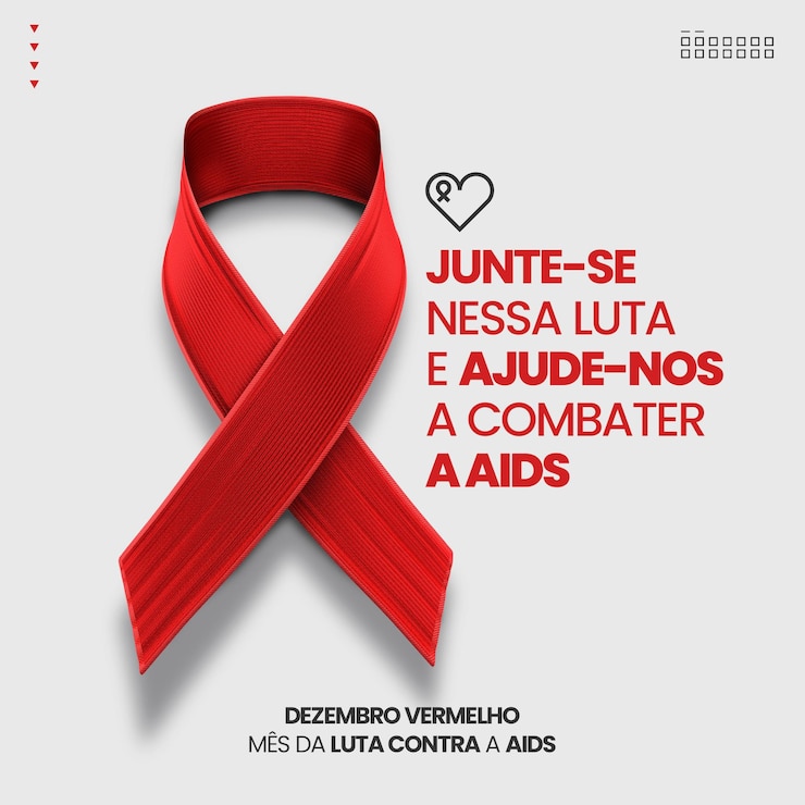 Bezpłatny plik PSD social media feed międzynarodowy dzień walki z aids