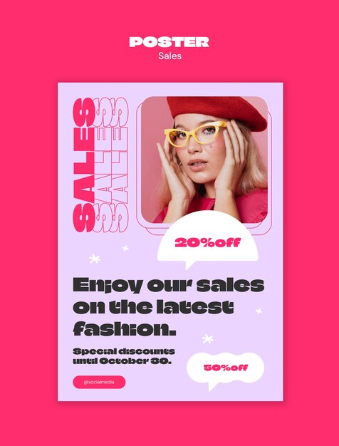 Specjalny szablon sprzedaży promocyjnej