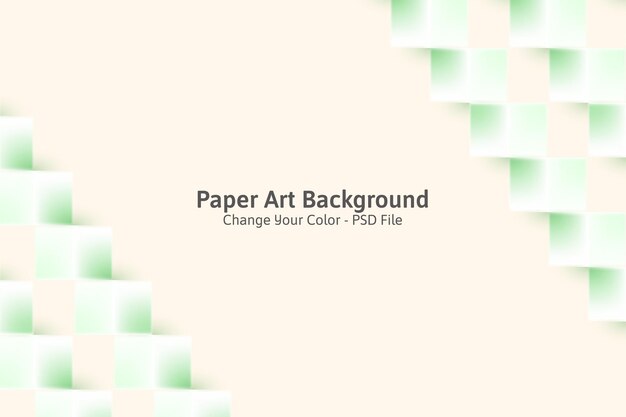 Streszczenie nowoczesny kwadratowy tekstury tła 3d papier w stylu sztuki, który wygląda na pognieciony wzór