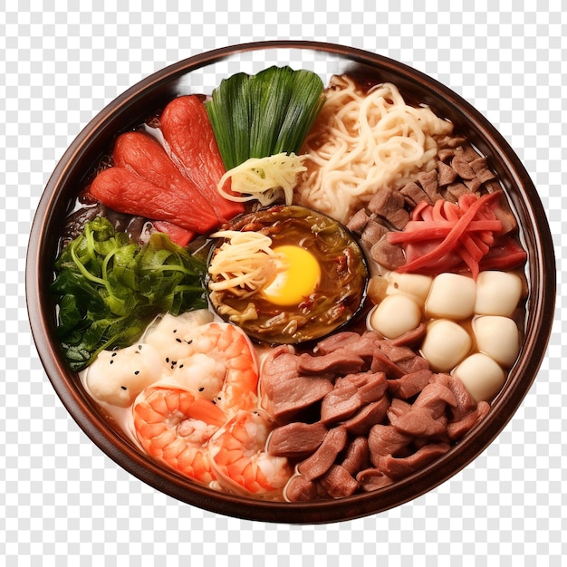Bezpłatny plik PSD sukiyaki na przezroczystym tle