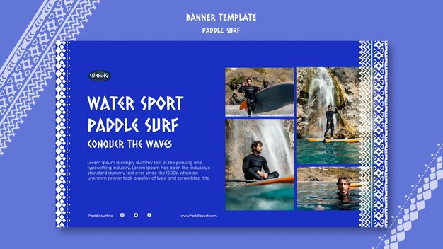 Sup projekt szablonu banera