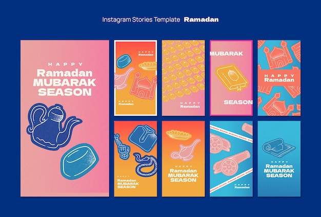 Bezpłatny plik PSD Święto ramadanu na instagramie.