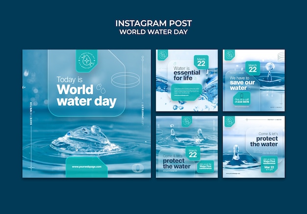Święto Światowego Dnia Wody na Instagramie