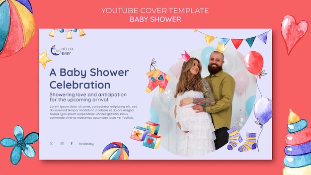 Bezpłatny plik PSD Świętowanie porodu na youtube