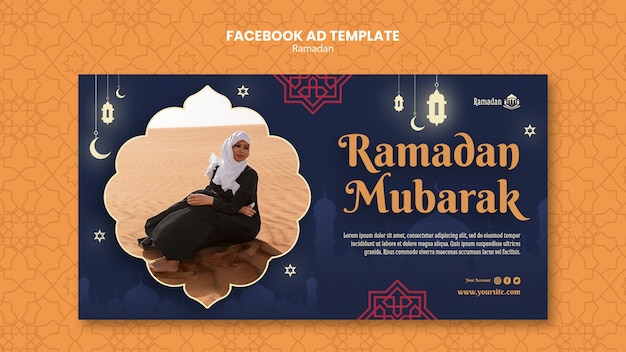 Szablon Facebook Obchodów Ramadanu