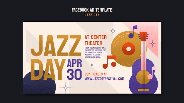 Szablon festiwalu muzycznego na Facebooku