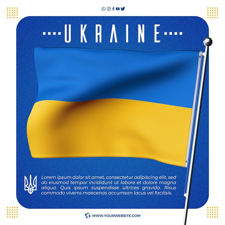 Bezpłatny plik PSD szablon kanał mediów społecznościowych instagram ukraina