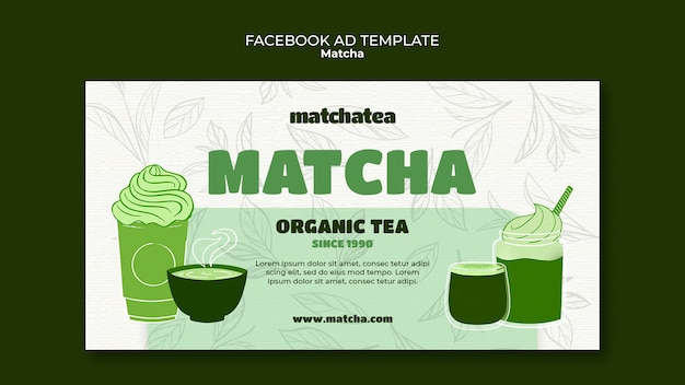 Szablon Na Facebooku Na Herbatę Matcha.