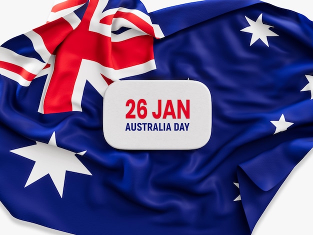 Szablon Plakatu Szczęśliwego Dnia Australii 26 Stycznia