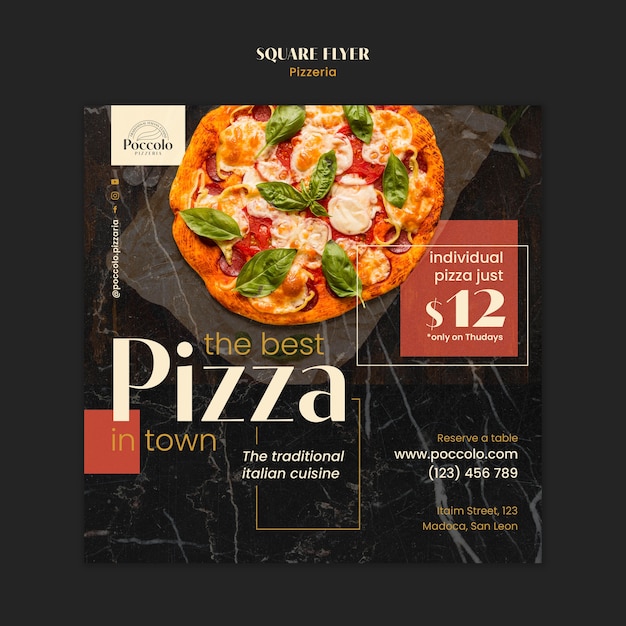 Szablon Projektu Pizzerii