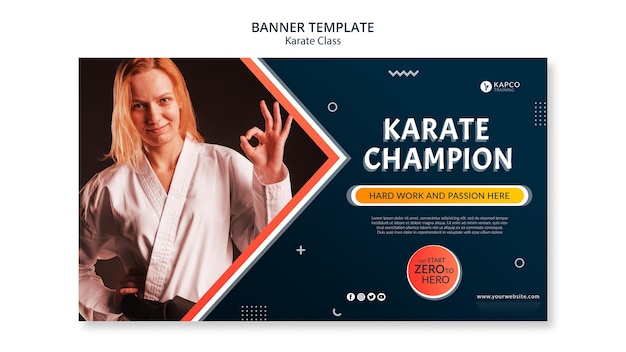 Szablon Transparent Dla Klasy Karate Kobiet