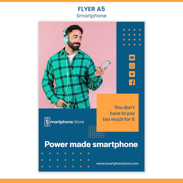 Szablon Ulotki Sklepu Smarphone