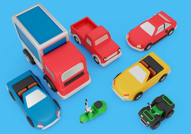 Tło martwa natura transportu