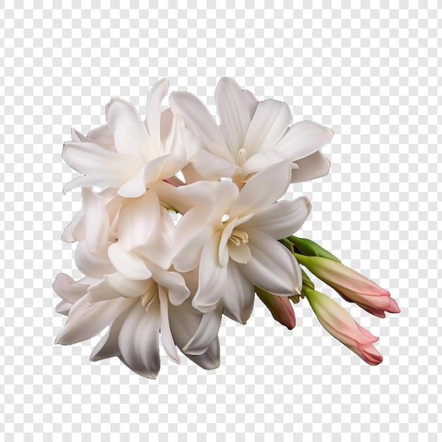 Tuberozowy Kwiat Png Wyizolowany Na Przezroczystym Tle