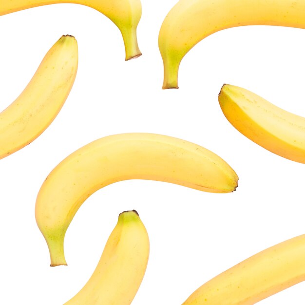 Widok świeżych owoców bananów