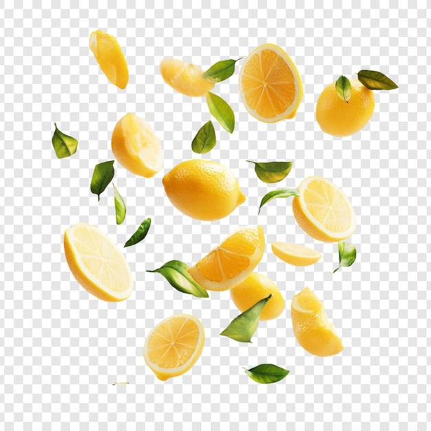 Żywe cytrynowe plamy