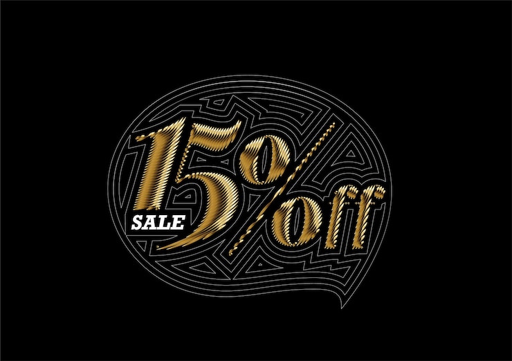 Bezpłatny plik Wektor 15% zniżki baner rabatu na wyprzedaż. oferta rabatowa cenowa. ilustracja wektorowa nowoczesne naklejki.