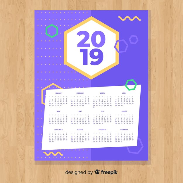 2019 Projekt Kalendarza
