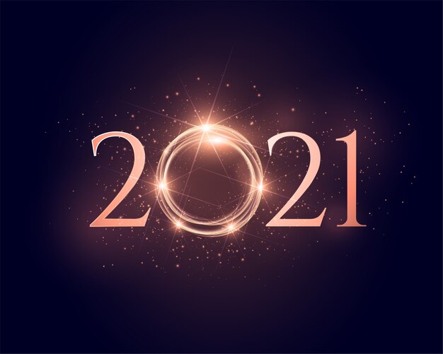 2021 błyszczące musujące świecące tło nowego roku