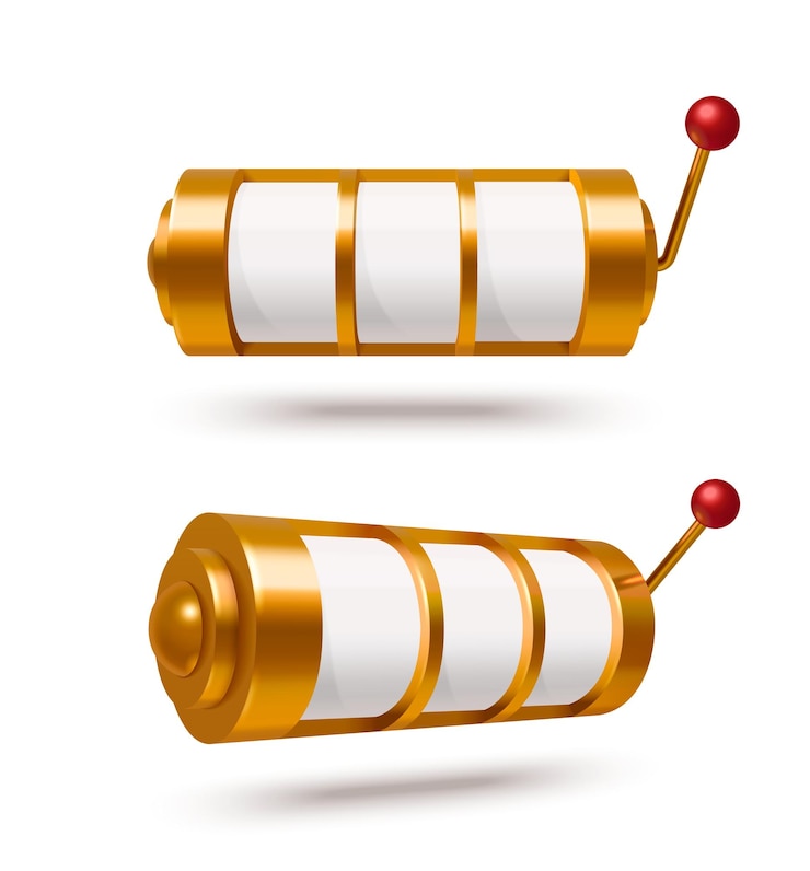 Bezpłatny plik Wektor 3d casino jackpot slot dźwignia dla szczęśliwej gry ikony