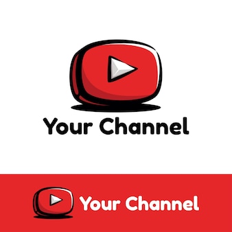 3d logo kanału youtube