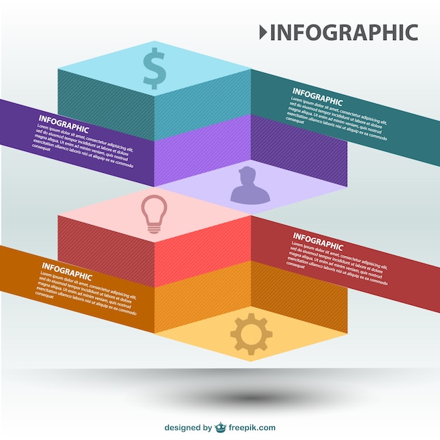 3d Wektora Infografiki