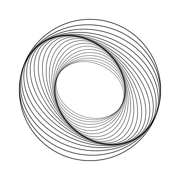 Abstrakcjonistyczny kółkowy geometryczny elementu wektor