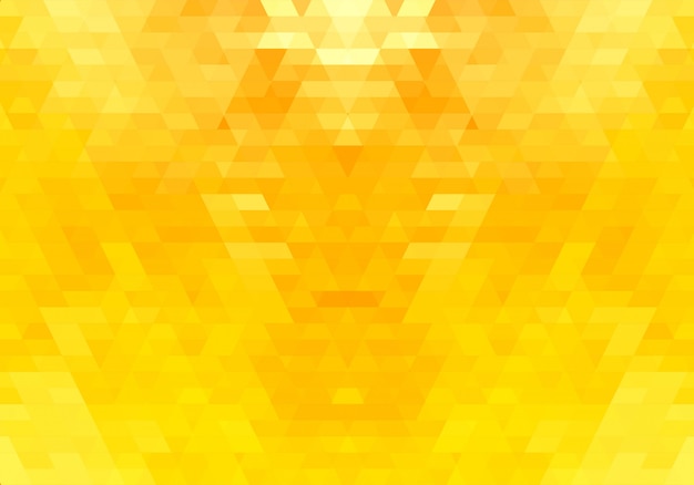 Abstrakcjonistyczny żółty trójbok kształtuje tło