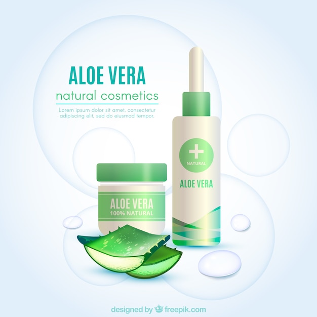 Abstrakcyjna Tła Produktów Aloe Vera