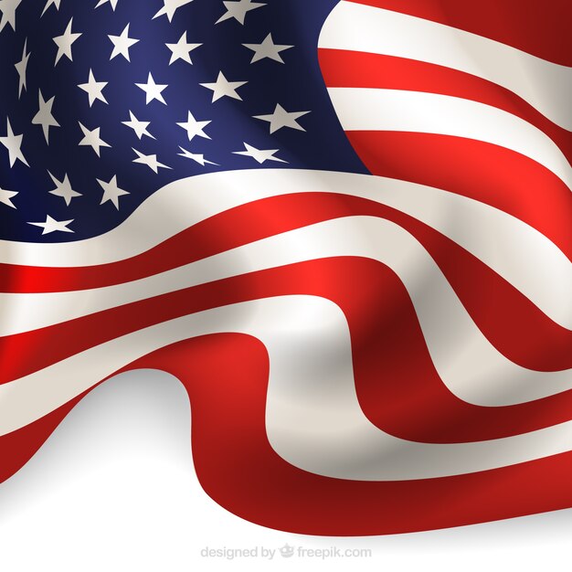Abstrakcyjne tÅ,o realistyczne Flaga ameryki