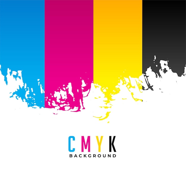 Abstrakcyjne tło w paski w kolorze cmyk