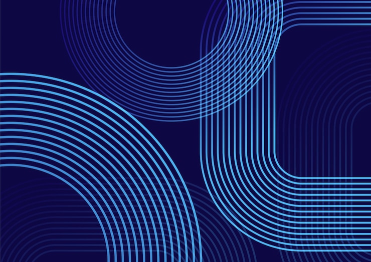 Bezpłatny plik Wektor abstrakcyjne tło z konstrukcją linii geometrycznych