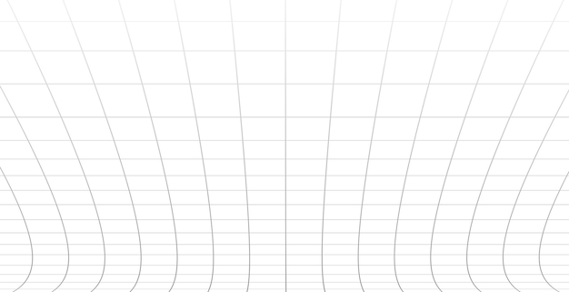 Bezpłatny wektor abstrakcyjny projekt szablonu układu linii siatki z zakrzywioną perspektywą