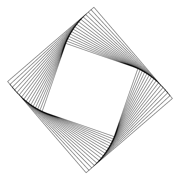 Abstrakta Elementu Kwadratowy Geometryczny Wektor