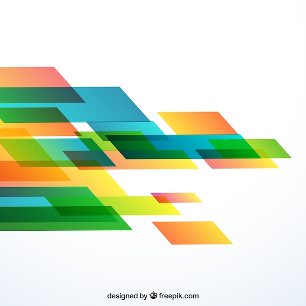 Bezpłatny wektor abstrat geometrycznej tle w ruchu