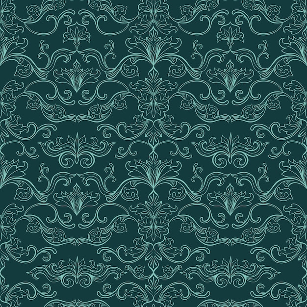 Adamaszek Vintage Seamless Pattern