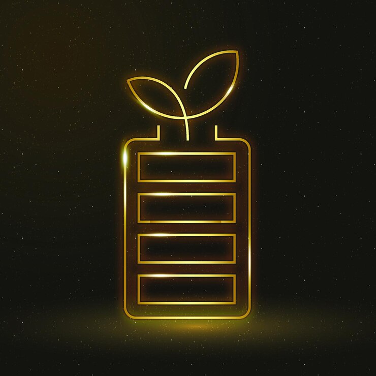 Bezpłatny plik Wektor akumulator ikona wektor przyjazny dla środowiska symbol