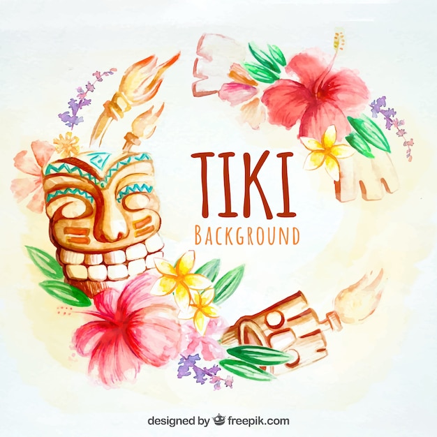 Akwarela Tiki Tle